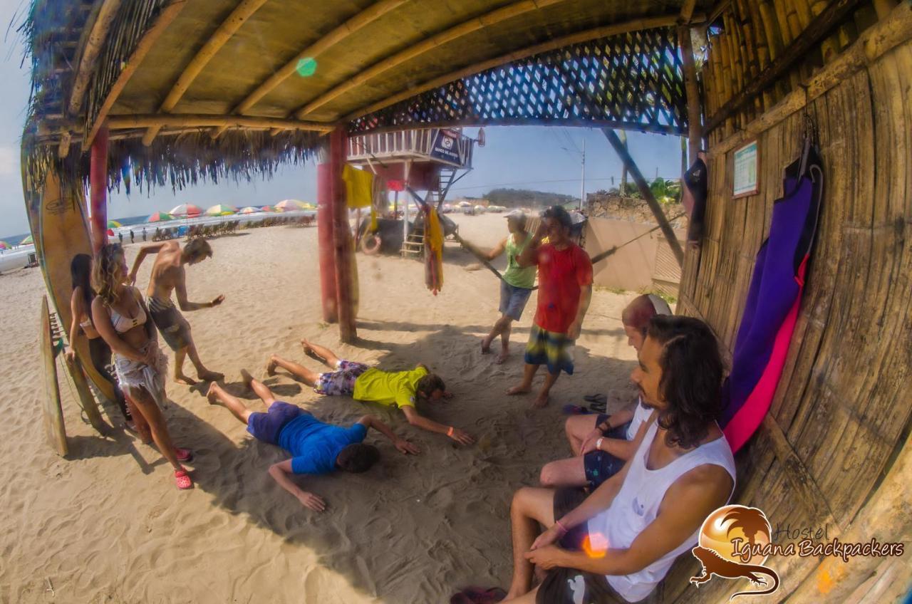 نزل Montañitaفي Iguana Beach House المظهر الخارجي الصورة